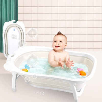 Durable Large Space High Temperature Resistant Baby Bath Foldable Baby Bath Tub